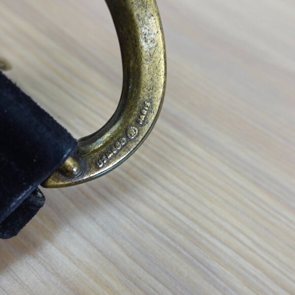 VINTAGE Braided Belt Womens Small Leather Chunky Waist Dress Suede 90s USA OMEGA - Picture 15 of 16